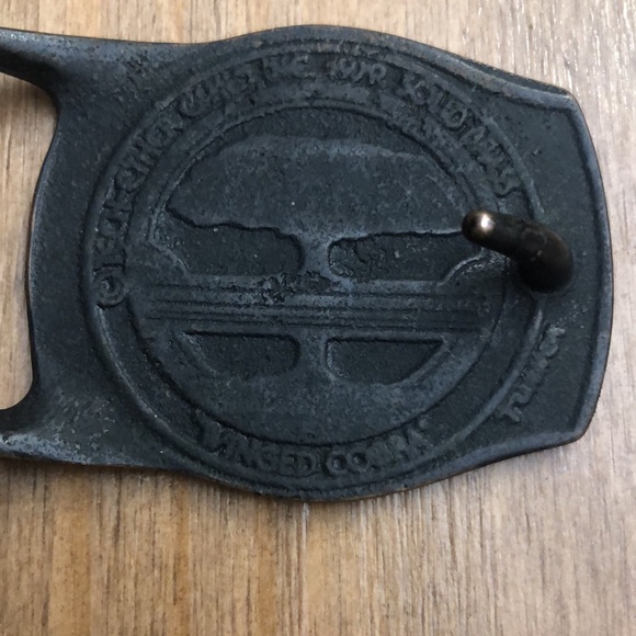 Tech Ether Guild Solid Brass Winged Cobra Belt Buckle - Picture 2 of 4